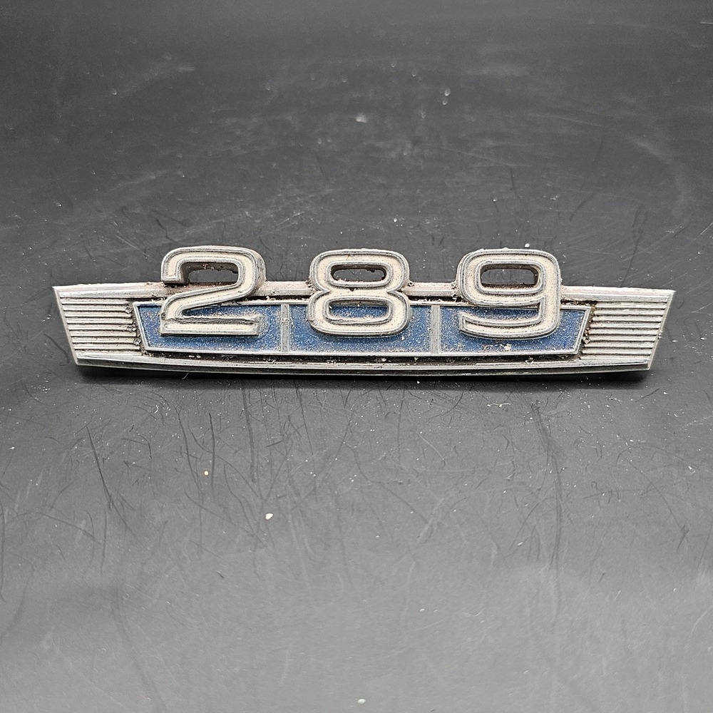 Vintage 1967-1968 Ford Fairlane Bronco‎ 289 Fender Emblem C70B-16237-A Blue